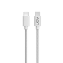 Cable USB-C a USB-C AON AO-CB-5001 3.5 Metros Blanco