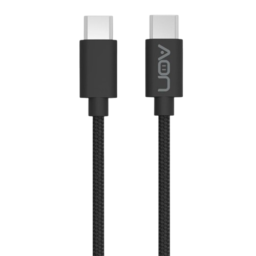 Cable USB-C a USB-C AON AO-CB-5000 3.5 Metros Negro