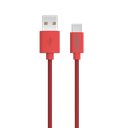 Cable USB a USB-C AON AO-CB-4002 3.5 Metros Trenzado Rojo