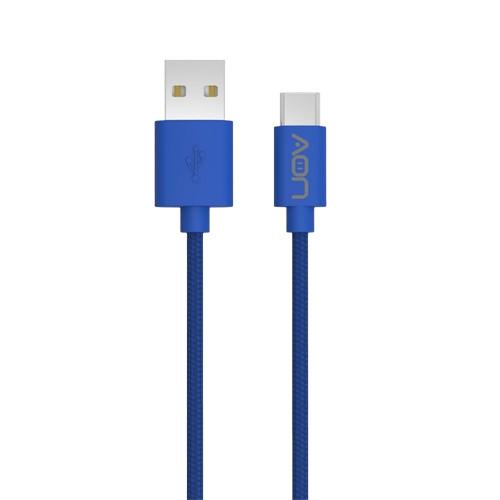 Cable USB a USB-C AON AO-CB-4003 3.5 Metros Trenzado Azul