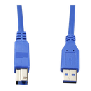 Cable USB para Impresora AON AO-CB-6101 1.8 Metros Azul