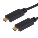 Cable HDMI Argom ARG-CB-1910 1.8 Metros Macho-Macho Giratorio Negro