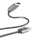 Cable USB-C a USB Argom ARG-CB-0028GR 1 Metro Trenzado Metalizado