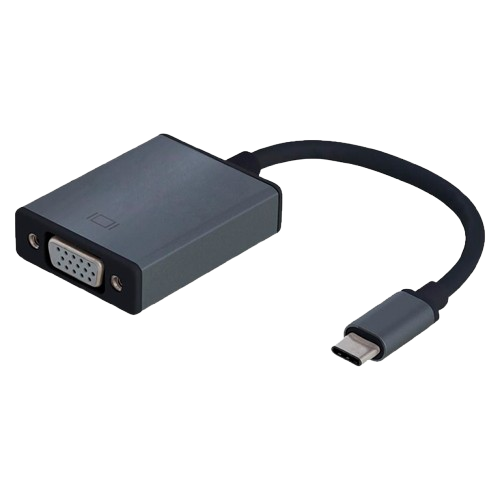 Adaptador USB-C a VGA Argom ARG-CB-0043 Macho-Hembra Gris