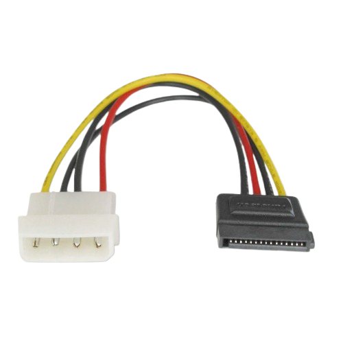 Cable de Poder Molex a SATA Agiler 15 Centímetros