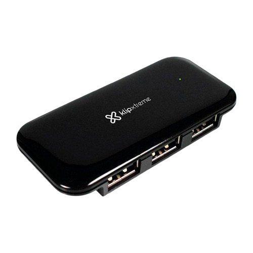 Hub Klip Xtreme  4 Puertos USB 2.0 Negro