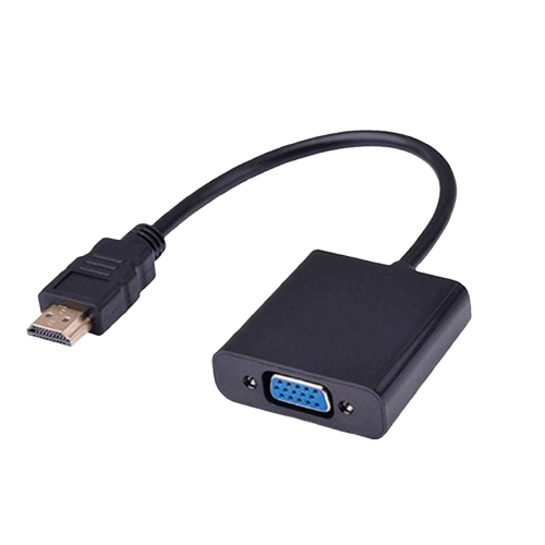 Adaptador HDMI a VGA Argom  Macho-Hembra Negro