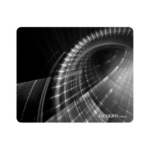 Mousepad Argom  Galaxia Negro-Blanco
