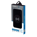 PowerBank Argom S12W 12000mAh USB Carga Inalámbrica Negro