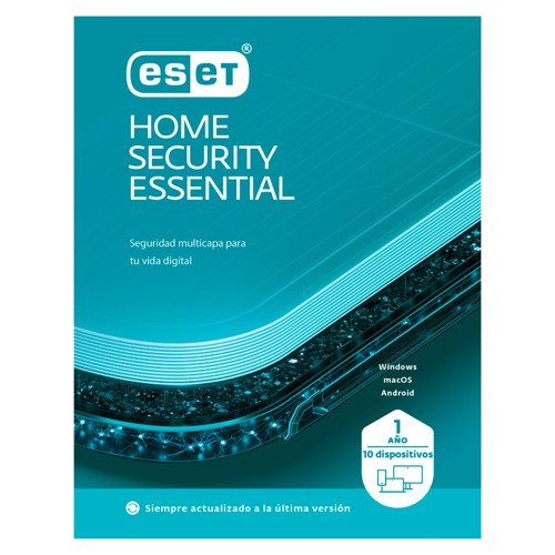 Licencia ESET Home Security Essential 10 dispositivos 1 Año ESD Digital