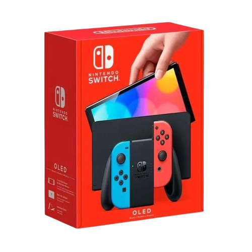 Consola Nintendo Switch Con Controles Neon Azul y Neon Rojo Oled 