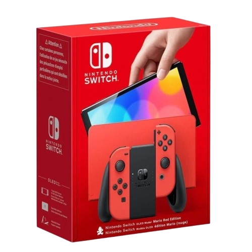 Consola Nintendo Switch Con Controles Mario Bros Color Rojo Edicion Oled