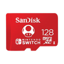 Micro Secure Digital SDXC Sandisk 128GB Para Nintendo Switch Super Mario Mushroom