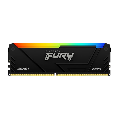 Memoria DDR4 DIMM 8GB Kingston Fury Beast RGB 3200MHz CL16
