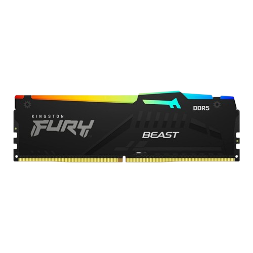 Memoria DDR5 DIMM 8GB Kingston Fury BEAST RGB 4800Mhz Disipador Integrado