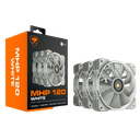Kit de 3 Ventiladores Cougar MHP 120mm Blanco