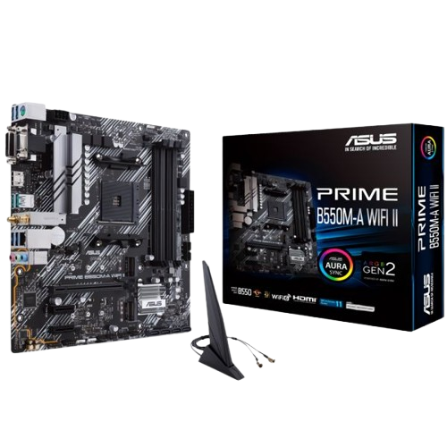 Motherboard Asus Prime B550M-A WIFI II DDR4 AMD micro ATX 