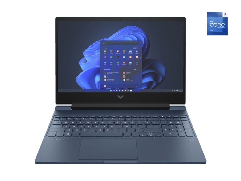 Laptop HP Victus Gaming 15-FA1163DX  15" Pulgadas  i7-12650H RTX 4050 512GB SSD 16 GB RAM  W11P
