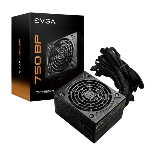 Fuente de Poder EVGA 750 BP 750W 80Plus Bronze