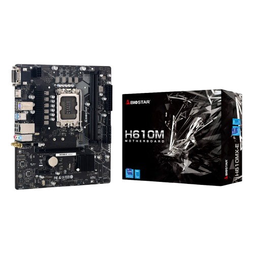 Motherboard Biostar H610MX-E LGA1700 12th, 13th & 14th Gen 2xDDR4 Micro-ATX