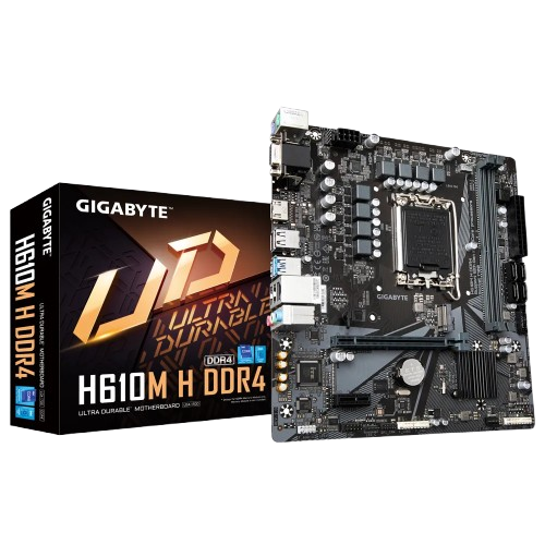 Motherboard Gigabyte H610M H Socket LGA 1700 14th 13th 12th Gen DDR4 Micro ATX