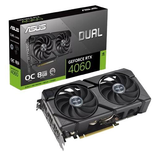 Tarjeta de Video GDDR6 Asus Dual RTX 4060 EVO OC 8GB