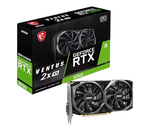 Tarjeta de Video GDDR6 MSI GeForce RTX 3050 Ventus 2X OC 6GB
