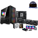 Pc Gamer Ryzen 9 9900X B850 TUF RTX 5070 TI DDR5 4x16 NVMe 2TB 850W Gold Liquida 360mm 