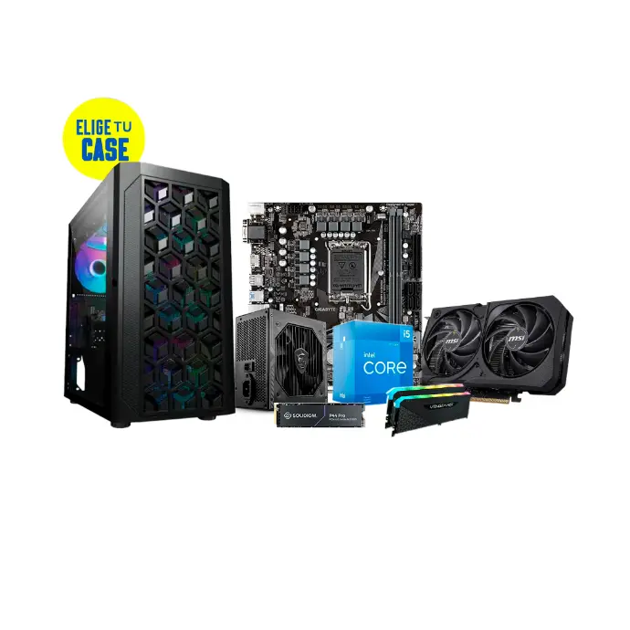 Pc Gamer i5 12400F H610M Gigabyte RTX 5050 DDR4 16GB NVMe 500GB 650W Bronce