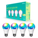 Bombilla LED Inteligente VTA+ Blub E27 RGB 120VAC Smart Home Wi-Fi 4Pack