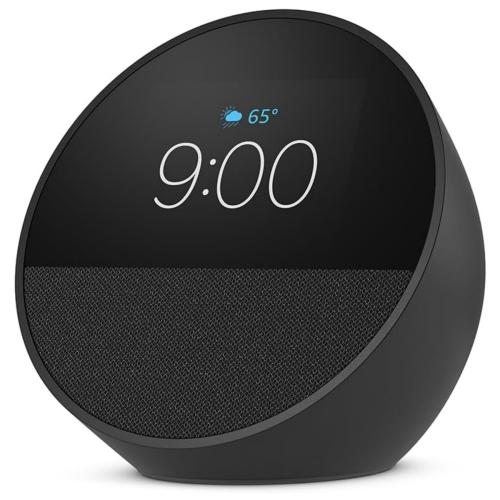 Bocina Inteligente Amazon Echo Spot Smart Negro Con Alexa