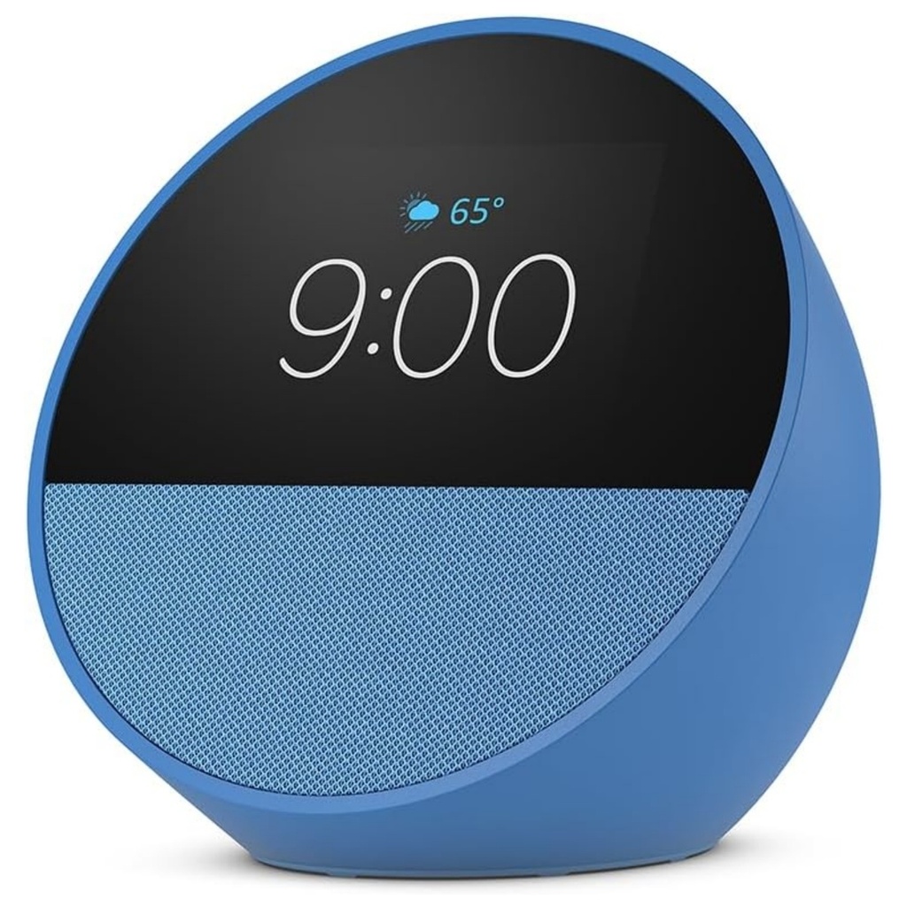 Bocina Inteligente Amazon Echo Spot Smart Azul Con Alexa
