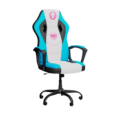 Silla Gaming Xtech Edición Ghost Spider Color Blanca