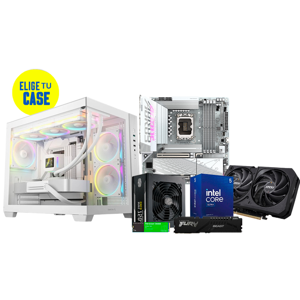 Pc Gamer Ultra Core 5 225F B860M 750W Bronce DDR5 16GB NVMe 1TB RTX 5050