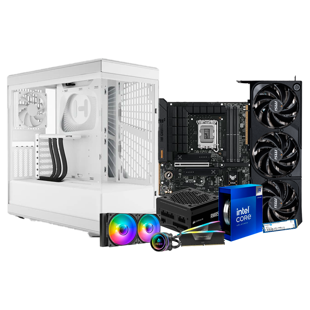 Pc Gamer i9 14900K B760M-Plus 750W Bronce DDR5 2x16 NVMe 1TB RTX 5080 Liquida 240mm 