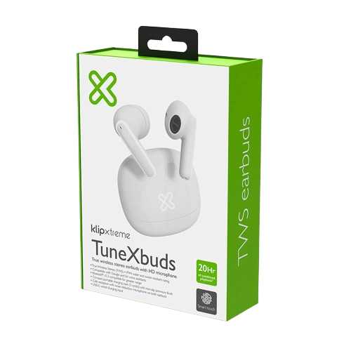 Audífonos Klip Xtreme Tune Xbuds Bluetooth Tws Blanco