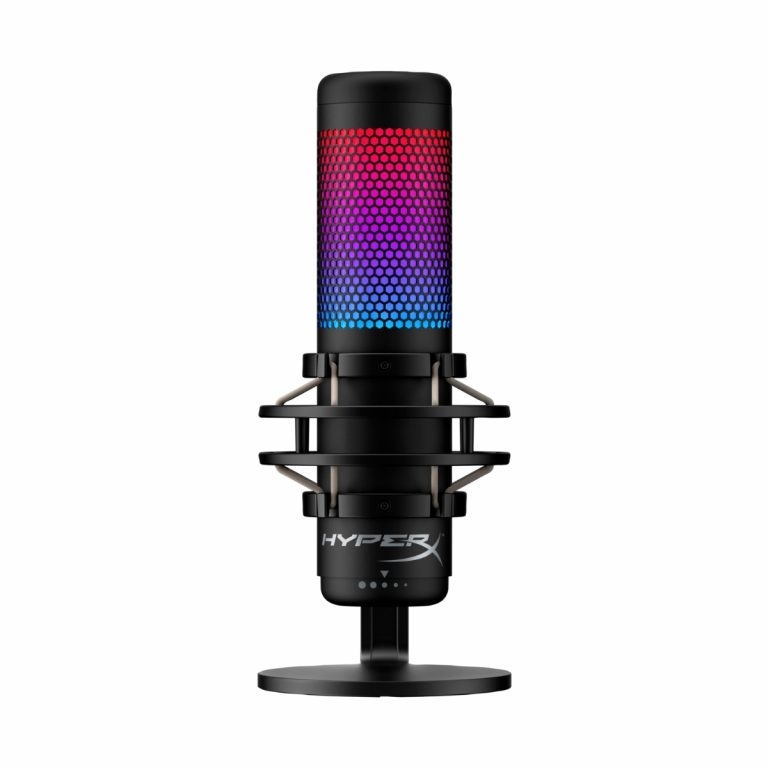 Microfono Gaming HyperX QuadCast S RGB Negro