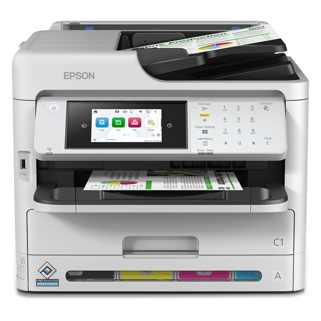 Impresora Epson Inyeccion Multifuncional WorkForce Pro WFC5810 Wi-Fi 