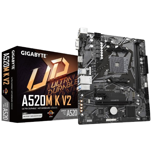 Motherboard Gigabyte A520M K V2 DDR4 Micro ATX