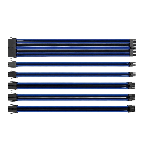 Extensión Sleeved Thermaltake TTMod en Azul y Negro 