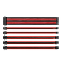 Extensión Sleeved Thermaltake TTMod en Rojo y Negro 