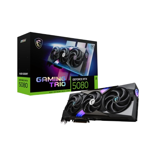 Tarjeta de video MSI RTX 5080 Gaming Trio 16GB