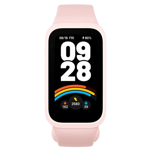SmartWatch Xiaomi Smart Band 9 Active TPU Strap 45mm Rosada