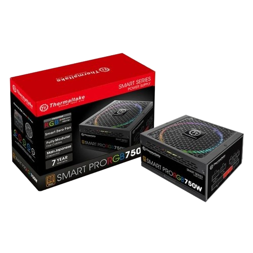 Fuente de poder Thermaltake 750w RGB 80 Plus Bronce