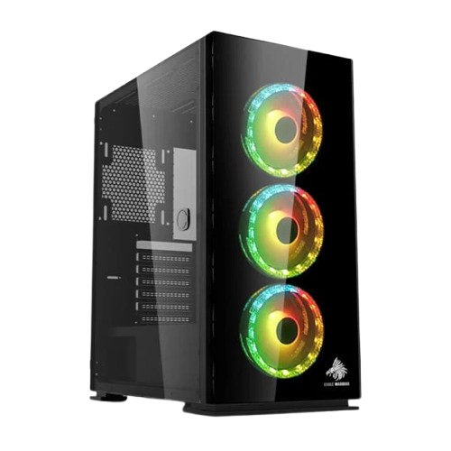 Case Gaming Eagle Warrior CG-03YH RGB Negro