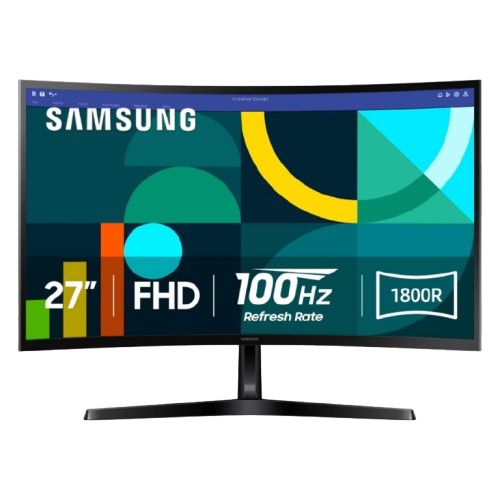 Monitor 27" LED Samsung Essential S3 Curvo FHD 1920x1080 100Hz