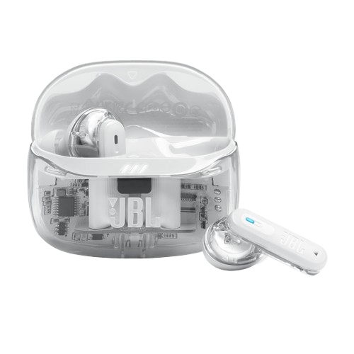 Audifonos JBL Tune Beam 2 Ghost Edition White