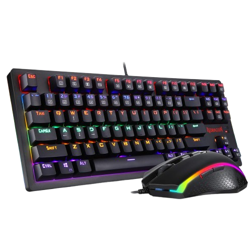 Teclado y Mouse Alámbricos Redragon K552 RGB Español