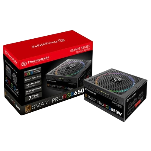 Fuente de poder Thermaltake SmartPro RGB 650W 80-P Bronce
