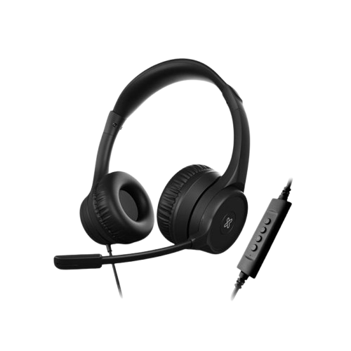 Audifonos Headset Klip Xtreme KlearCom USB con Micrófono Negro